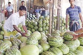 কুমিল্লার হাট বাজার তরমুজে ভরপুর