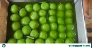 কুমিল্লায় মিষ্টির জগতে কাঁচা মরিচের ঝাঁজে সবুজ রঙের রসগোল্লা 2 কুমিল্লায় মিষ্টির জগতে কাঁচা মরিচের ঝাঁজে সবুজ রঙের রসগোল্লা