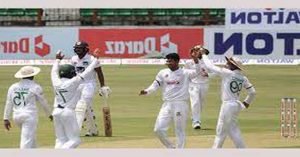 বাংলাদেশ ও শ্রীলংকা টেস্ট: নাইমের ক্যারিয়ার সেরা বোলিংয়ে ম্যাথুজের আক্ষেপের দিন