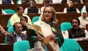 জাতীয় সংসদের ৫০ বছর পূর্তি উপলক্ষে প্রধানমন্ত্রীর আনীত প্রস্তাব সংসদে গৃহীত