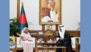 প্রধানমন্ত্রীকে সমুদ্র বন্দরের উন্নয়ন ও অবকাঠামোতে অব্যাহত সহযোগিতার আশ্বাস ইউএই রাষ্ট্রদূতের