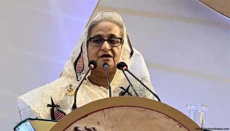 বাংলাদেশ সংঘাত চায় না : প্রধানমন্ত্রী