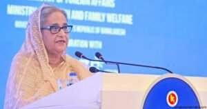 জনস্বাস্থ্য সম্পর্কিত লক্ষ্য অর্জনে বৈশ্বিক অংশীদারিত্ব প্রতিষ্ঠার আহ্বান প্রধানমন্ত্রীর