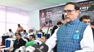 বিএনপি আন্দোলনে ব্যর্থ হয়ে ইউনূসকে নিয়ে নতুন খেলা শুরু করেছে: ওবায়দুল কাদের