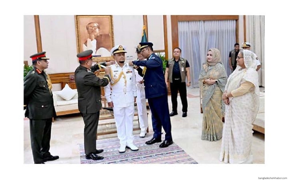 দেশের স্বাধীনতা ও সার্বভৌমত্ব রক্ষায় প্রয়োজনীয় সামরিক প্রস্তুতির আহ্বান প্রধানমন্ত্রীর